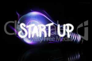 Composite image of start up
