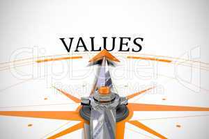 Values against compass