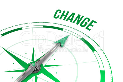 Change  against compass