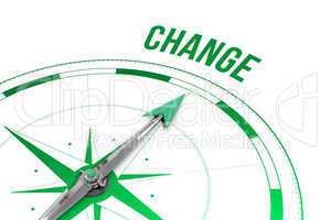 Change  against compass