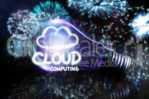 Composite image of cloud computing