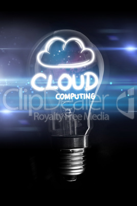 Composite image of cloud computing