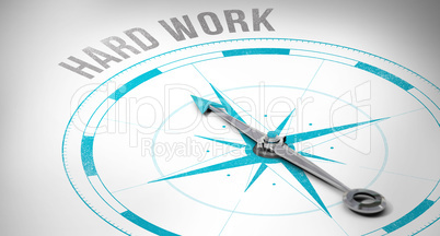 Hard work against compass