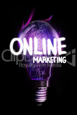 Composite image of online marketing