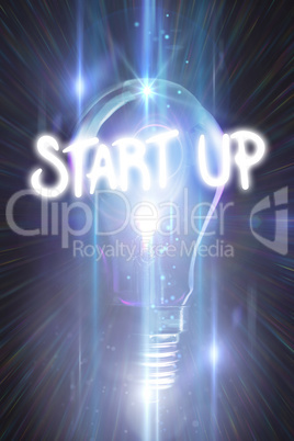 Composite image of start up