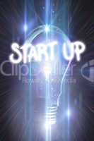 Composite image of start up