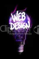 Composite image of web design