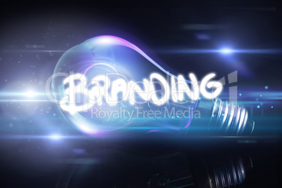 Composite image of branding