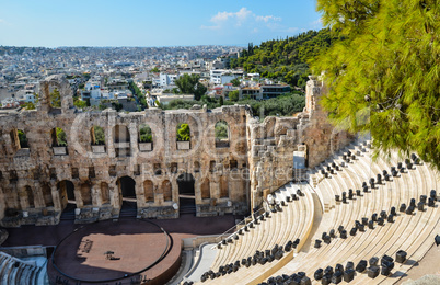 Dyonisos theater on Acropolis in Athens