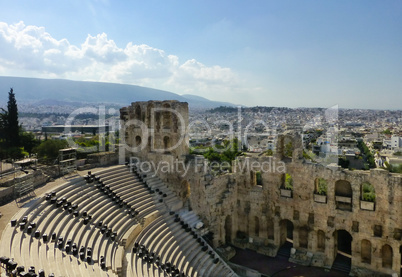 Dyonisos theater on Acropolis in Athens