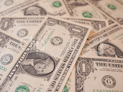 Dollar notes 1 Dollar