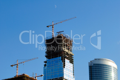 Construction of skyscrapers of the international business centre