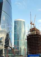 Construction of skyscrapers of the international business centre