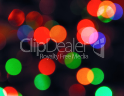 Blurred colored light background