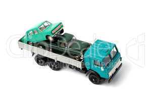 Transportation of toy cars for disposal