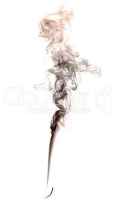 Abstract colored smoke