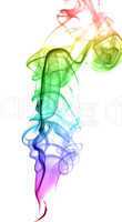 Abstract multicolored smoke