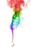 Abstract multicolored smoke