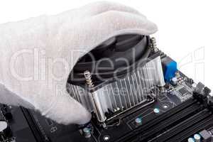 Electronic collection - Installing CPU cooler