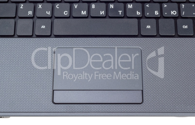 Electronic collection - Modern laptop keyboard with letters of t
