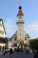 Marktplatz und Rathaus in Hersbruck