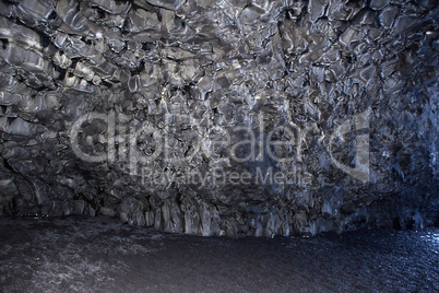 Basalt cave near Vik, Iceland