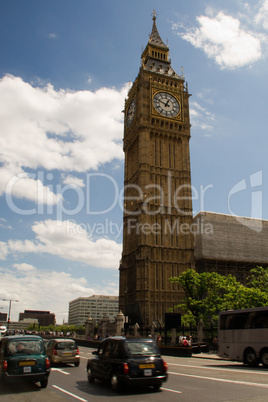 Big Ben Uhr Kreuzung London