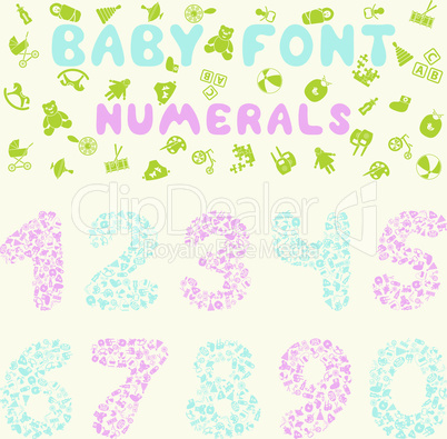 Baby font design