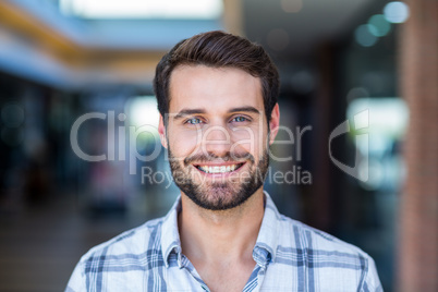 Portrait of happy smiling man