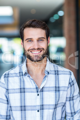 Portrait of happy smiling man