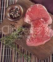 Raw Sirlion Steaks