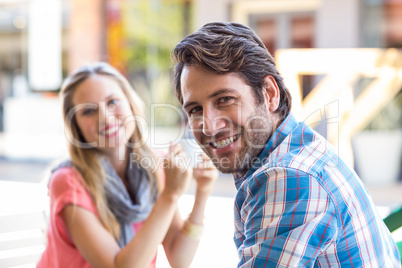 Portrait of a happy couple