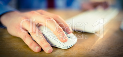 Businessman working at his desk