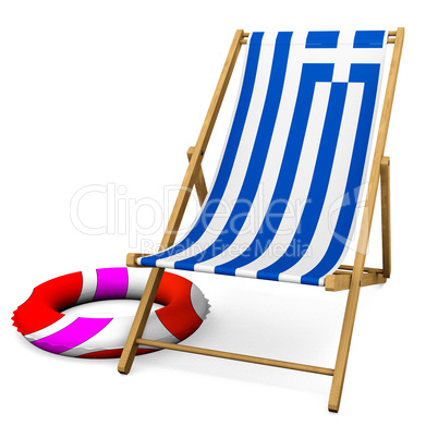Deckchair with color reference