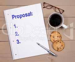 Proposal and Checklist