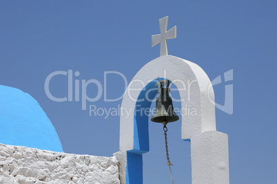 Details einer kleinen griechischen Kirche