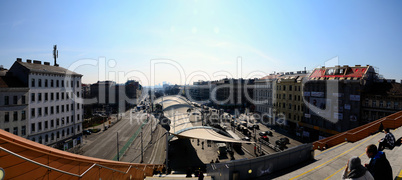 wien platz und strasse panorama