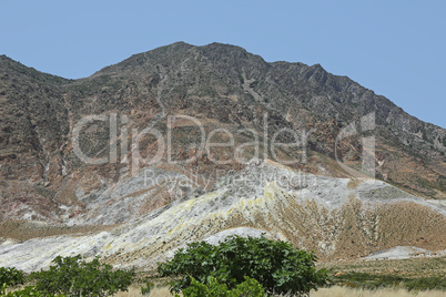 im Krater auf der Insel Nisyros, griechenland