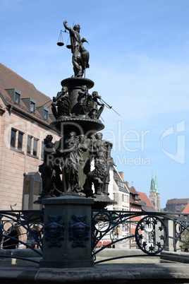 Tugendbrunnen in Nürnberg