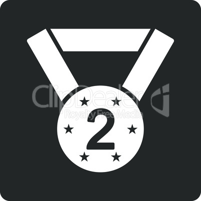 Bicolor White-Gray--second medal.eps