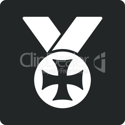 Bicolor White-Gray--maltese medal.eps