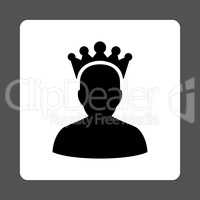 King icon from Award Buttons OverColor Set