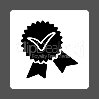 Validation seal icon from Award Buttons OverColor Set