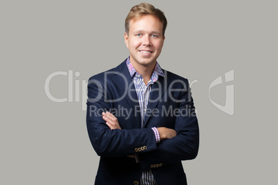 Young Businessman in Suit