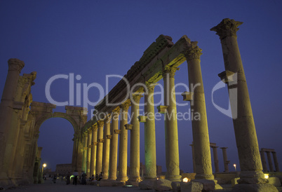 SYRIA PALMYRA ROMAN RUINS