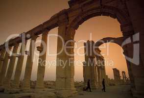 SYRIA PALMYRA ROMAN RUINS