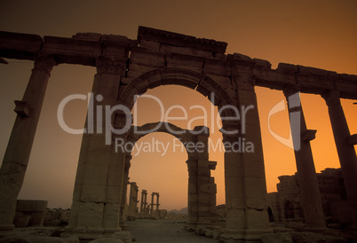 SYRIA PALMYRA ROMAN RUINS