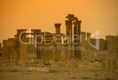 SYRIA PALMYRA ROMAN RUINS