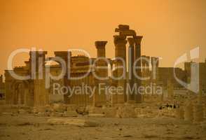 SYRIA PALMYRA ROMAN RUINS