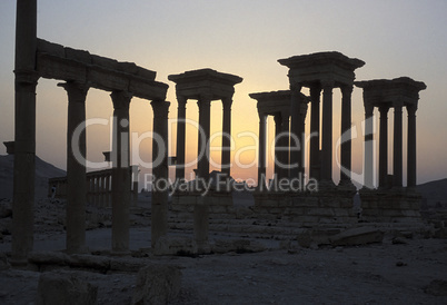 SYRIA PALMYRA ROMAN RUINS